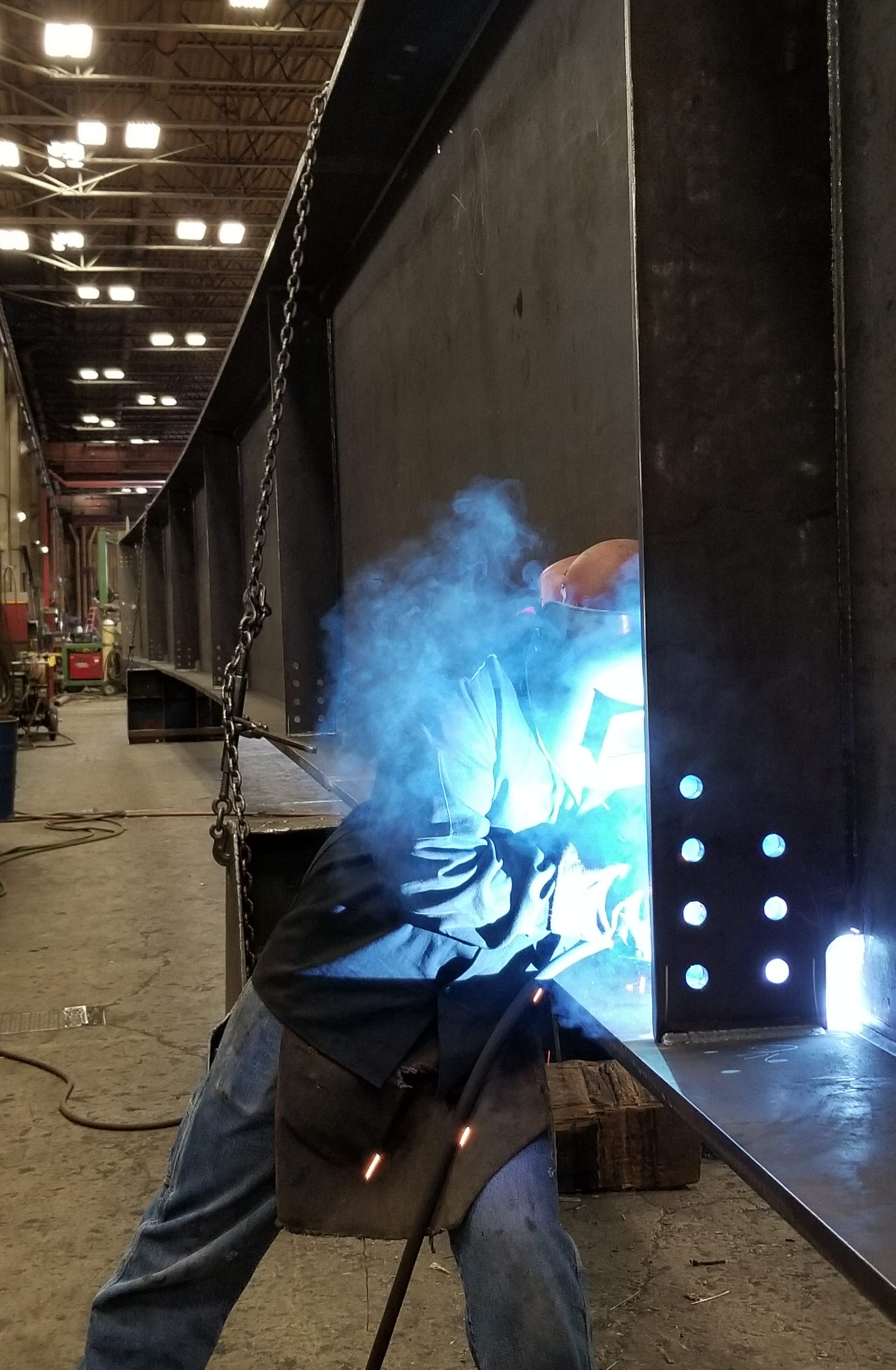 Welding at High Steel Structures