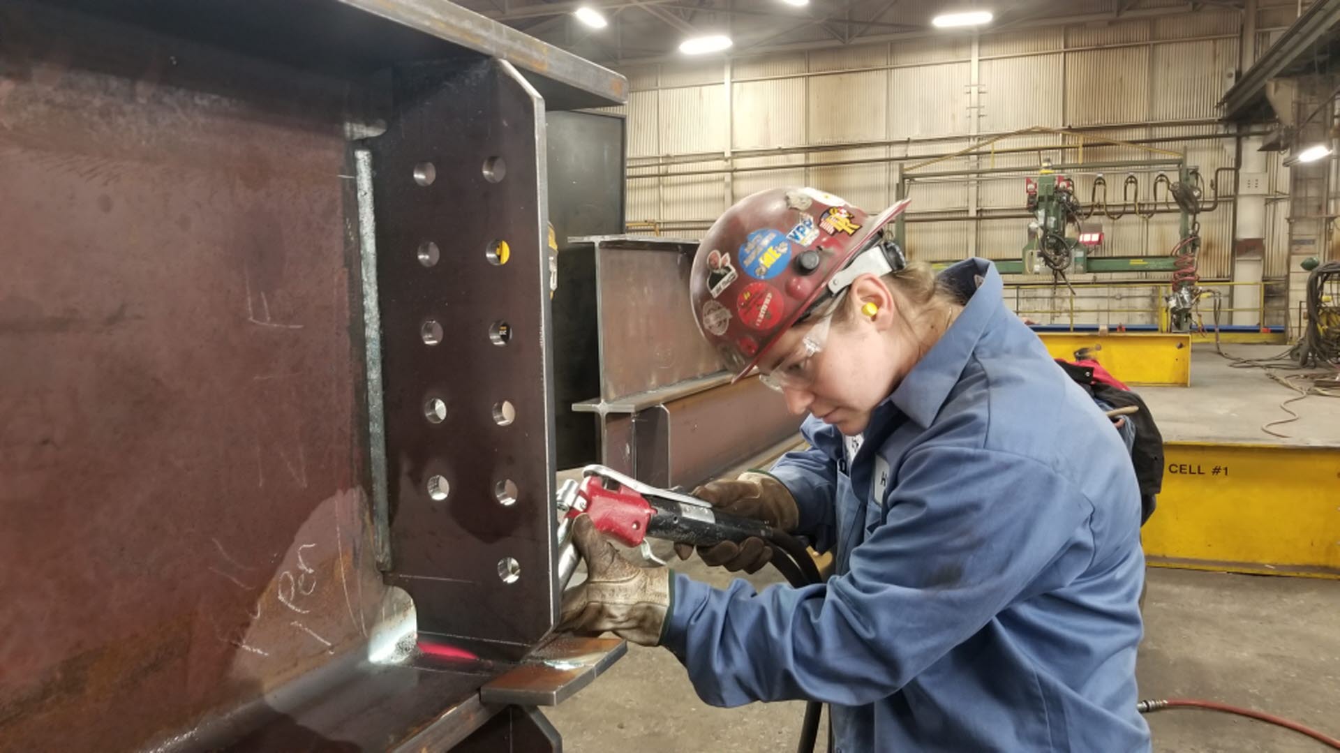 Welding at High Steel Structures