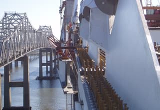 Arthur Ravenel Jr Bridge Steel Erection