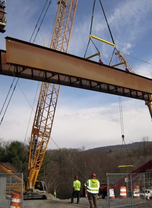 Jim Thorpe Span 2 Erection