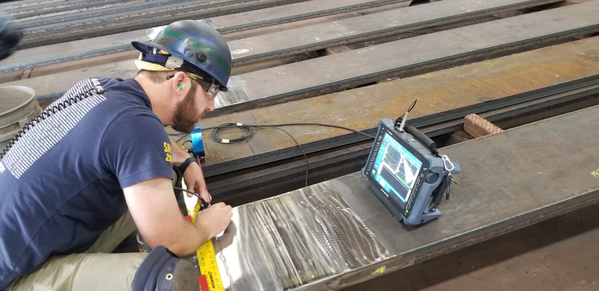 Phased array ultrasonic testing (PAUT)