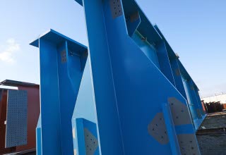 New NY Bridge - girders in High Steel Yard.jpg