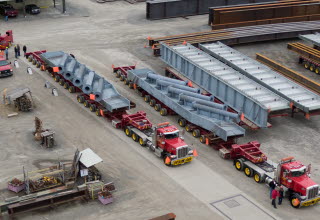 Kosciuszko Bridge  superload shipment