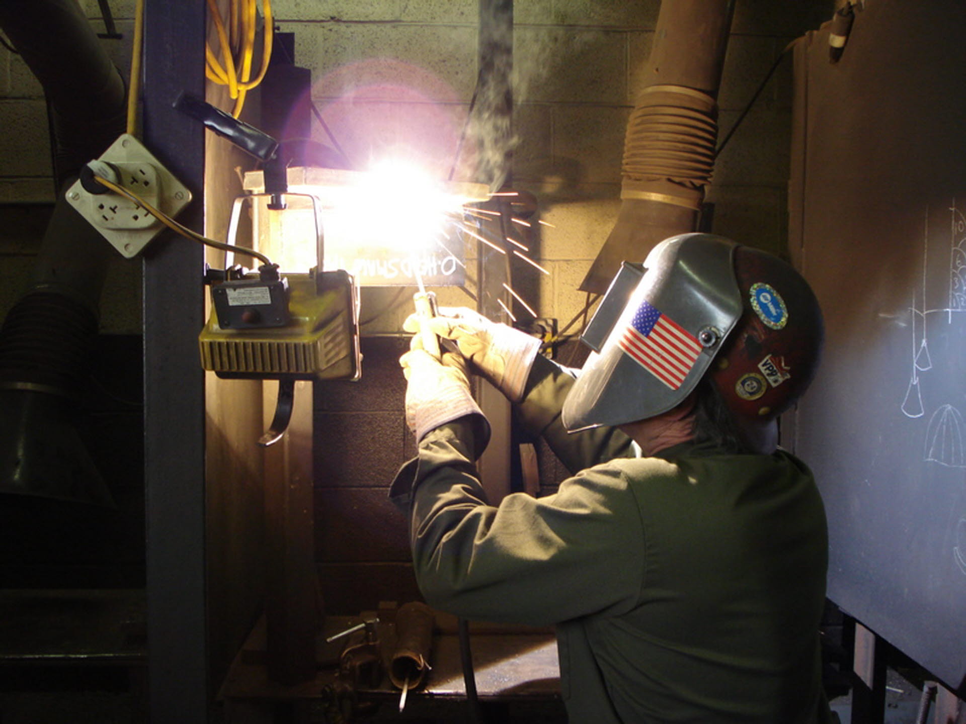 Welding at High Steel Structures