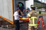 Rescue simulation at High Steel's Williamsport plant