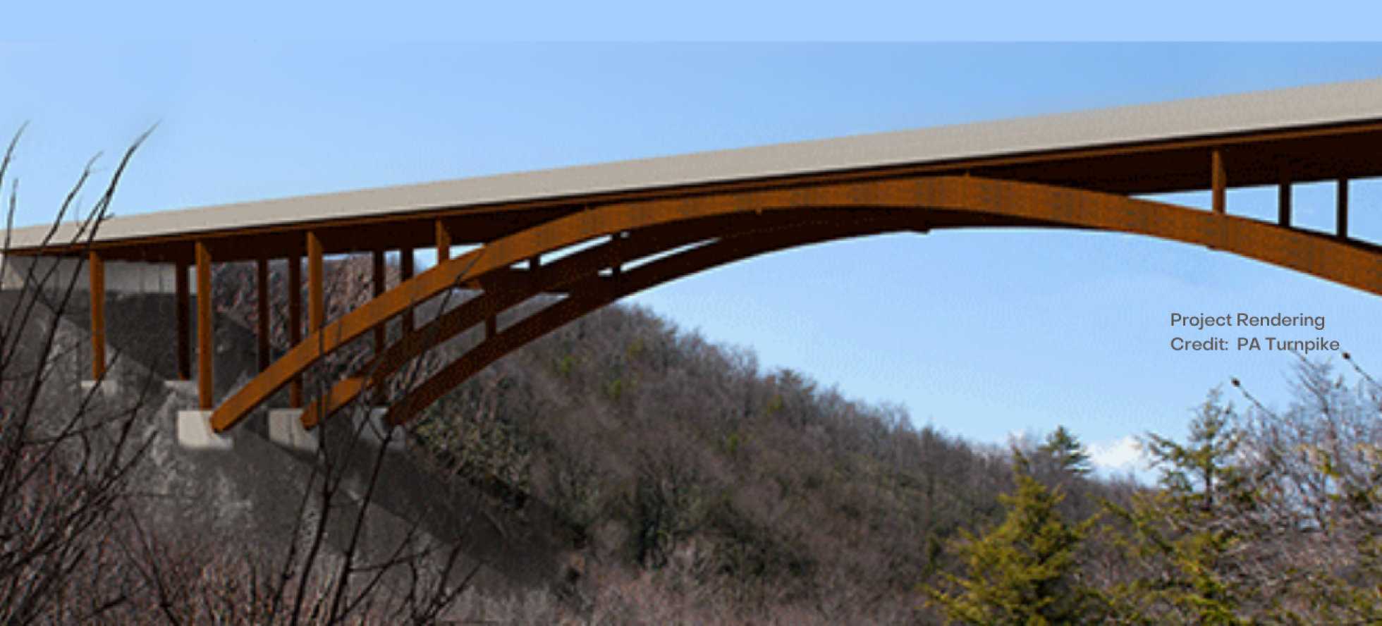 Hawk Falls Bridge - Rendering