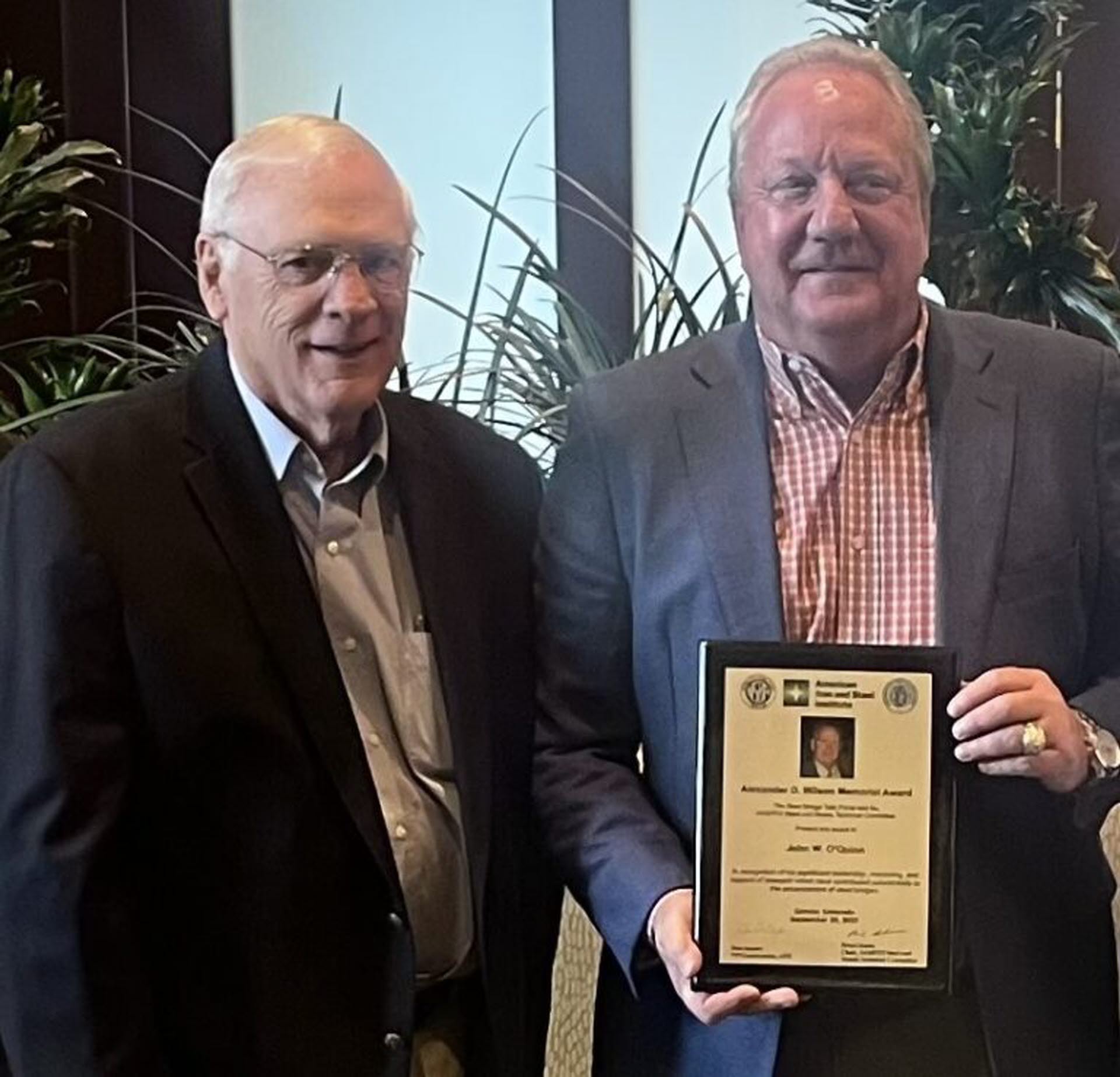 John O'Quinn with Karl Frank Ph.D., P.E.