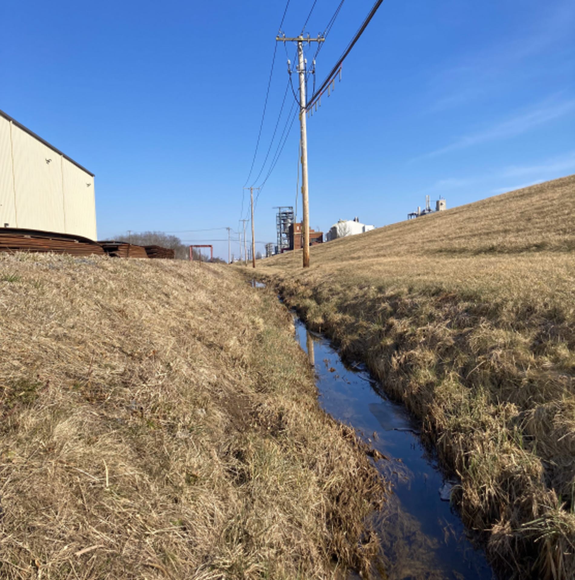 Vegetated waterway