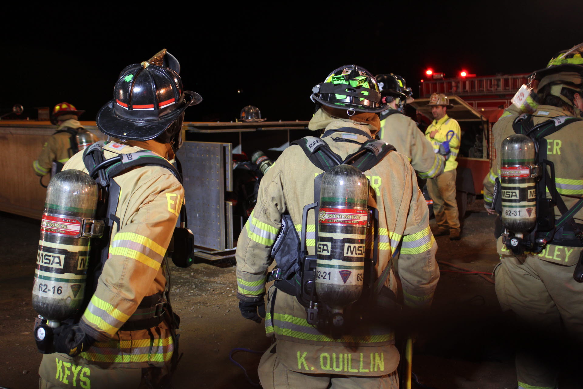 Firefighters train at High Steel 