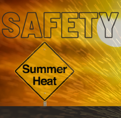 Summer Heat Safety blog post graphic